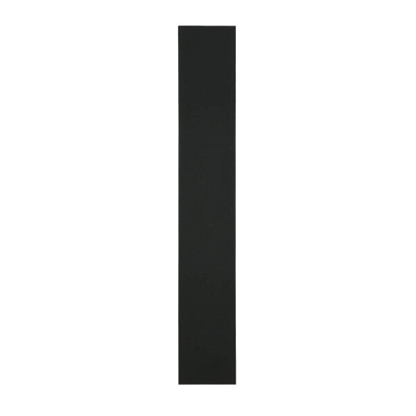 Applique noire Moderne Métal 50 cm long plat rectangulaire
