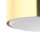 Spot de plafond en métal petit Ø 8 cm plat faible éblouissement en or