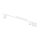 Plafonnier métal 3 flammes blanc 100 cm de long Métal
