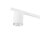 Plafonnier métal 3 flammes blanc 100 cm de long Métal