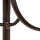 Deckenleuchte Bronze Glas Metall E27 3-flammig Ø46 cm