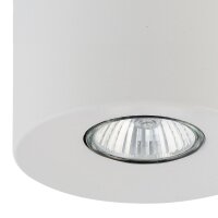 Spot de plafond blanc métal Ø 11 cm rond...