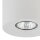 Spot de plafond blanc métal Ø 11 cm rond plat GU10