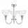 Stilvolle Badlampe LED Chrom Wei&szlig; IP44 Decke