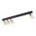 Deckenlampe verstellbar Metall 94 cm lang Schwarz Gold