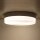 Lampe de salle de bain plafond IP44 salle de bain Ø 29 cm rond blanc noir