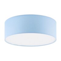 Kinderzimmerlampe Decke Blau Ø 38 cm rund flach