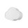Lampe pour chambre denfant Gris Tissu Gris plat 2x E27 Nuage