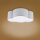 Lampe pour chambre denfant Gris Tissu Gris plat 2x E27 Nuage