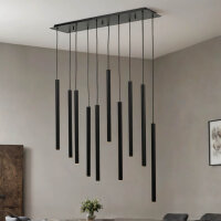 Lampe à suspendre noire 10-flmg Salon Lampe CULT