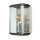 Applique murale dextérieur moderne carrée E27 argent satiné