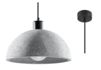 Lampe à suspendre Béton Ø 30 cm Gris...