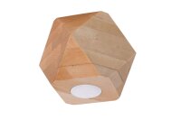Petit plafonnier en bois géométrique H : 12...