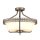 Deckenlampe Glas Metall handbemalt Ø44cm Wohnzimmer