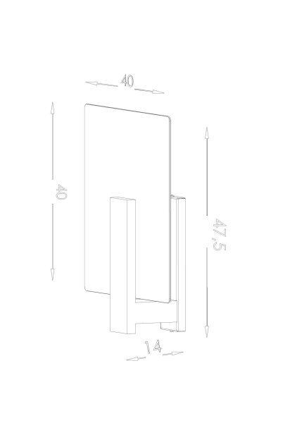 Plafonnier confortable blanc verre bois plat H : 14 cm