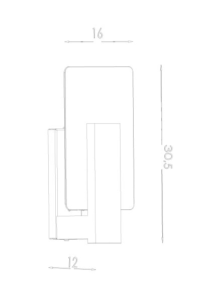 Applique E14 verre bois Moderne chaleureuse DORETT