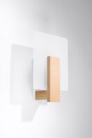 Applique E14 verre bois Moderne chaleureuse DORETT
