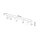 Spot projecteur bois 120 cm de long 6 flammes orientable