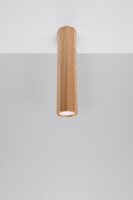 Spot de plafond bois H : 30 cm étroit GU10 faible...