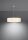 Lampe à suspendre tissu verre Ø 50 cm rond blanc 5x E27 ZIROLI