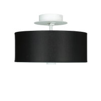Plafonnier rond noir Ø 30 cm faible...