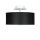 Runde Deckenlampe Schwarz Ø 30 cm blendarm Stoff Glas