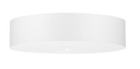 Plafonnier Blanc Tissu Verre Ø 50 cm rond faible...