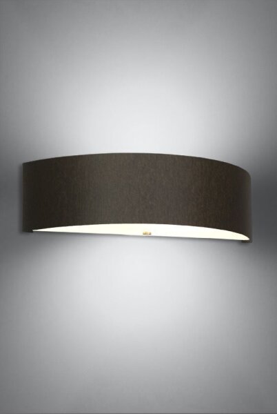 Applique Up Down noir tissu verre 45 cm indirect