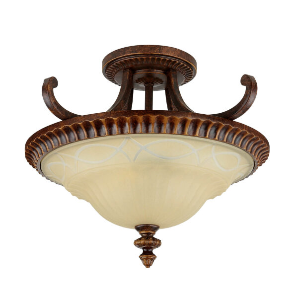 Deckenleuchte ANABELL 1 Braun Wohnzimmer Lampe