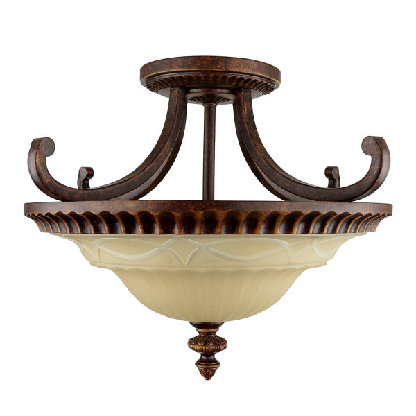 Deckenleuchte ANABELL 1 Braun Wohnzimmer Lampe