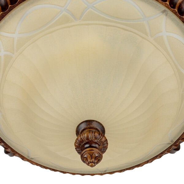 Deckenleuchte ANABELL 1 Braun Wohnzimmer Lampe
