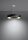 Suspension tissu noir Ø 50 cm rond 5x E27