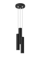 H&auml;ngelampe Schwarz 3-flammig &Oslash; 20 cm Metall GU10