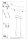 Suspension noir or orientable 2 flammes GU10
