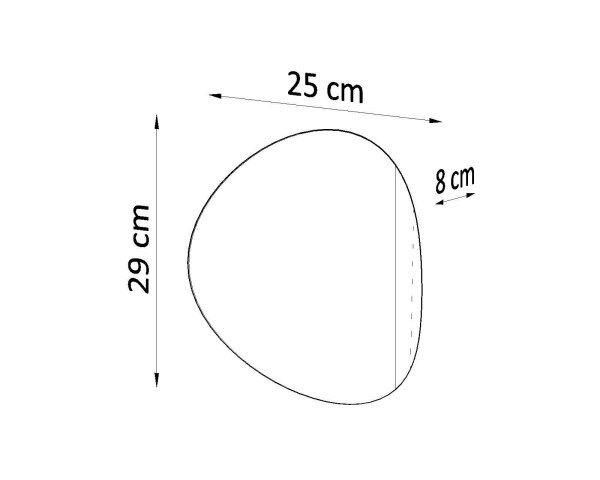 Schwarze Wandleuchte Modern Metall 2x G9 indirekt