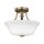 Deckenleuchte FLUIDA in Gold Wei&szlig; &Oslash;35cm Flur Lampe