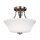 Deckenleuchte FLUIDA Nickel &Oslash;35cm Lampe blendarm