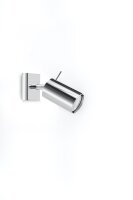 Spot Lampe Metall verstellbar B: 8 cm Chrom GU10