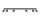 Spot de plafond noir chromé 117 cm de long orientable