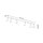 Spot de plafond noir chromé 117 cm de long orientable