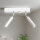 Projecteur de plafond SARGAS blanc 25 cm de large petit 2 flammes
