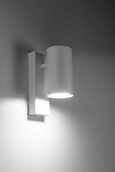 Wandleuchte Weiß Metall Downlight Modern innen GU10