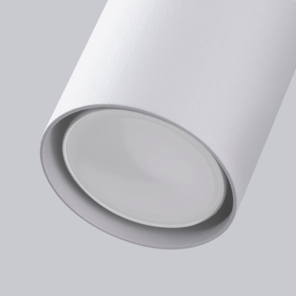 Spot Lampe Wand Weiß klein H: 18,5 cm verstellbar GU10