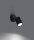 Spot mural noir orientable H : 18,5 cm Métal GU10