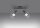 Spot de plafond blanc 31 cm de long réglable E27 métal