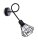 Wandlampe Schwarz lang Retro E27 Käfigschirm BUNA