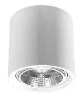 Deckenleuchte Weiß Metall klein Ø 14,5 cm...