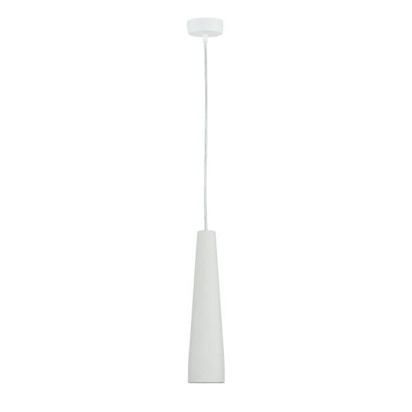 Suspension en céramique blanche à peindre Ø 7,5 cm étroit