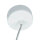 Suspension en céramique blanche à peindre Ø 7,5 cm étroit