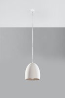Suspension Blanc Ø 30 cm Céramique à...